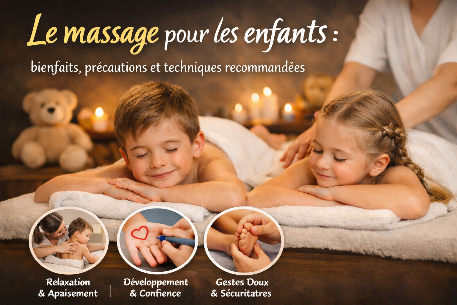 Le massage pour les enfants :