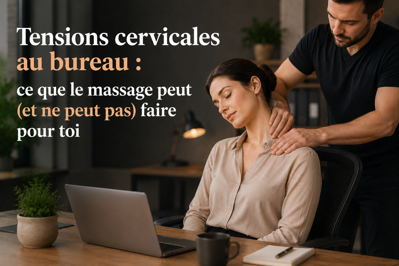 Tensions cervicales au bureau : ce que le massage peut (et ne peut pas) faire pour toi