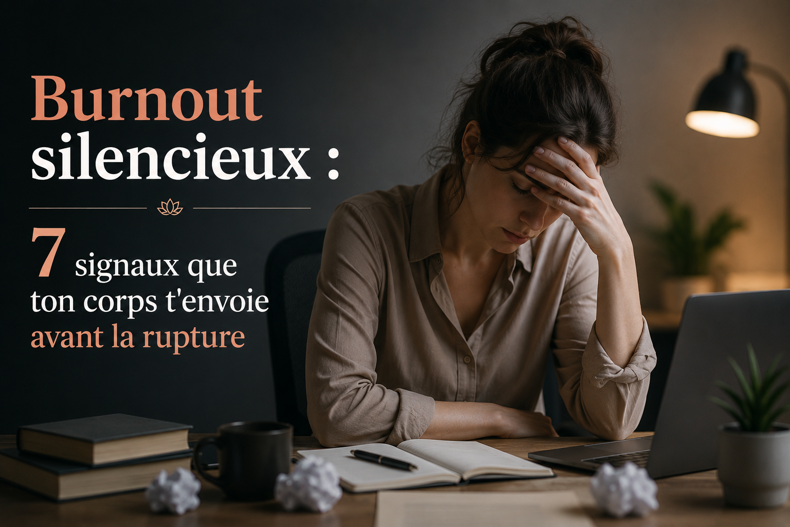 Burnout silencieux : 7 signaux que ton corps t&rsquo;envoie avant la rupture